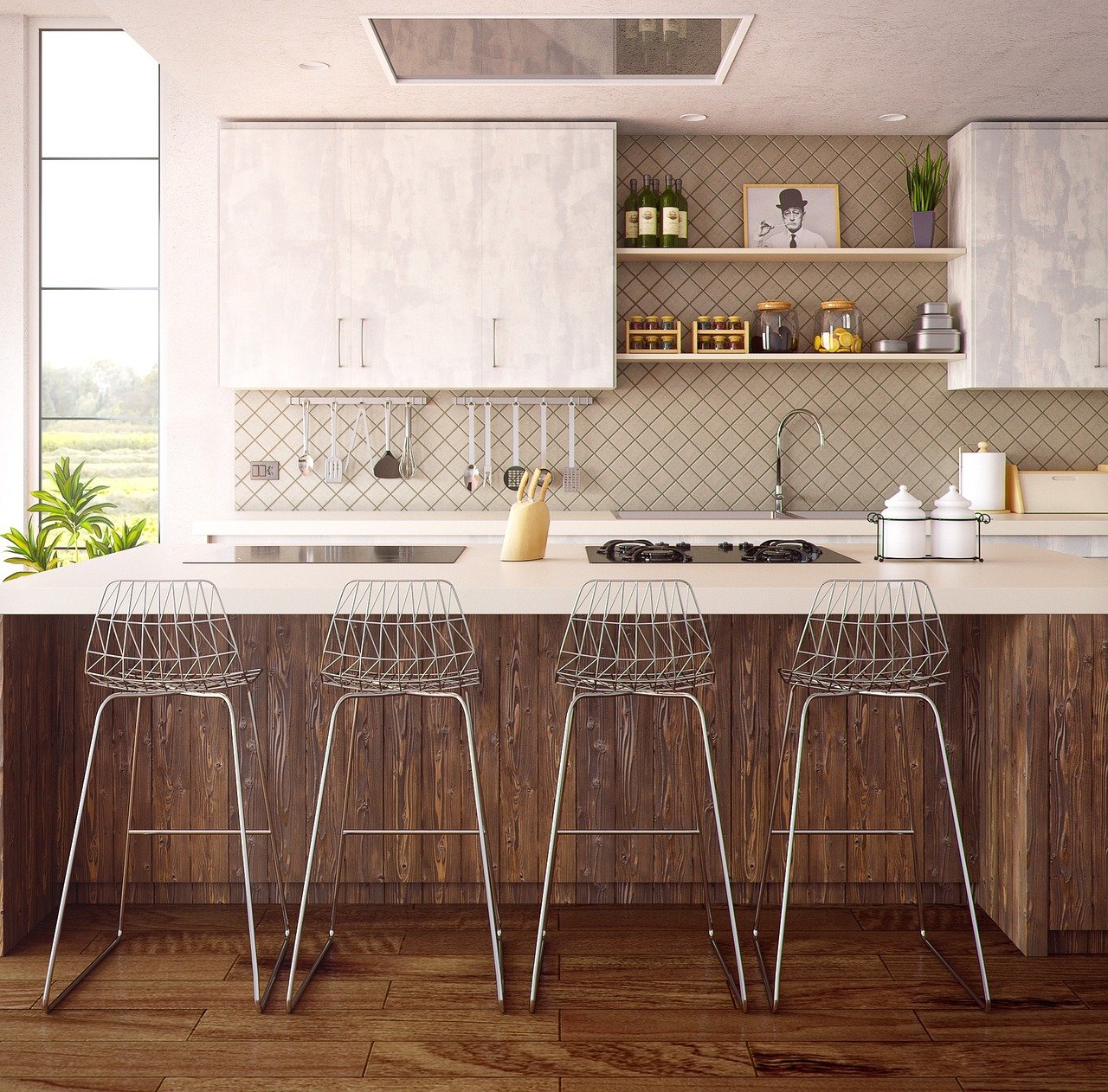 <strong>Tiles</strong> – a functional and decorative element of <em>kitchen and bathroom</em>finishing
